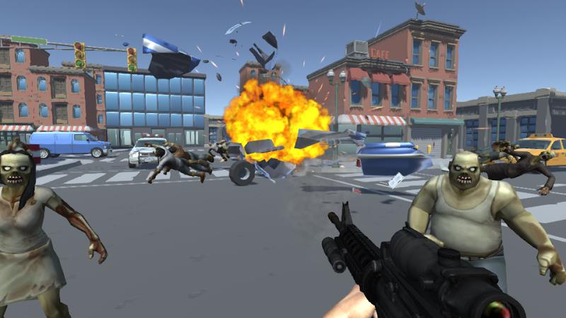 Zombie Shooting 3D Offline Ảnh chụp màn hình 0