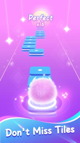 Fluffy Ball: Music Hop Game Screenshot 1