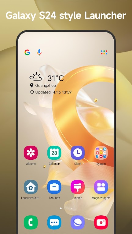 Cool S24 Launcher Galaxy OneUI Mod Zrzut ekranu 0