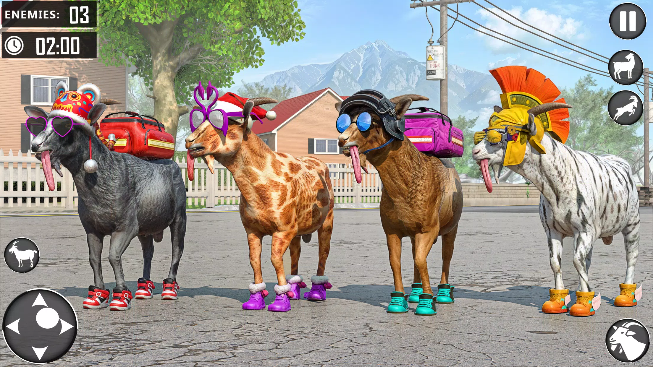 Angry Goat Fun Simulator ဖန်သားပြင်ဓာတ်ပုံ 3