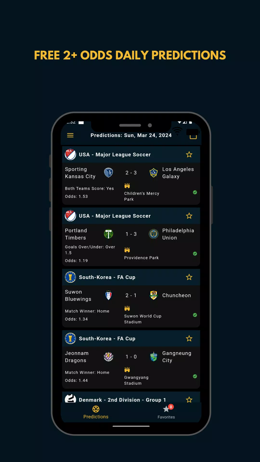 2+ Odds Daily Betting Tips 螢幕截圖 0