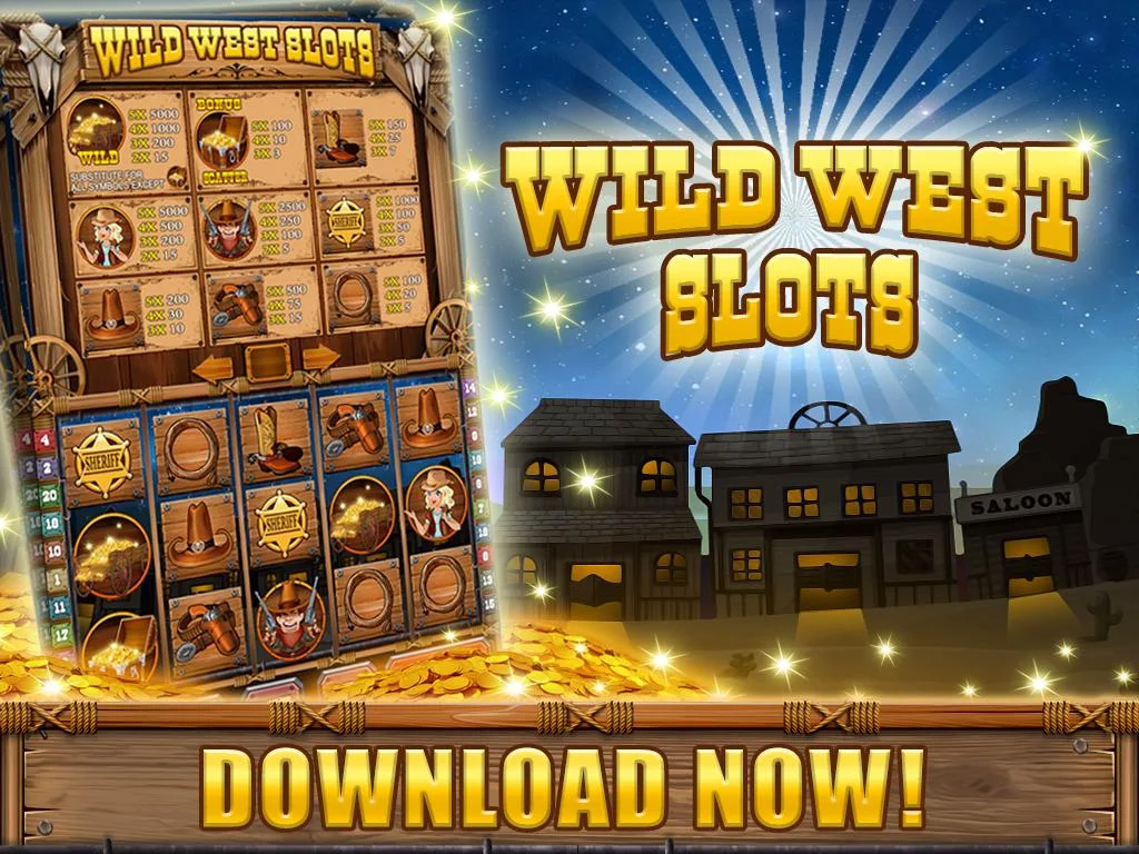 Wild West Slots Bonanza 螢幕截圖 1