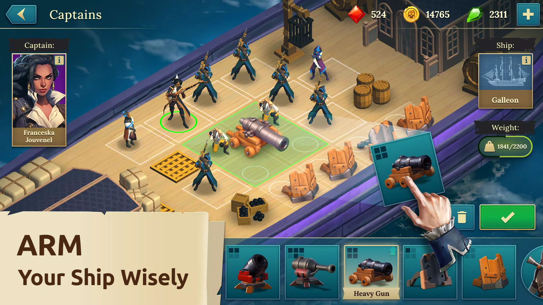 Pirate Ships・Build and Fight 螢幕截圖 1
