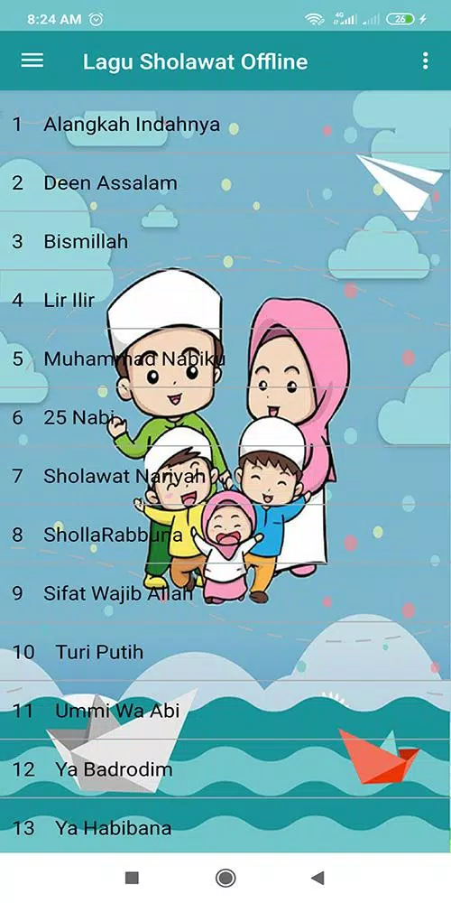 Lagu Sholawat & Anak Muslim Screenshot 1