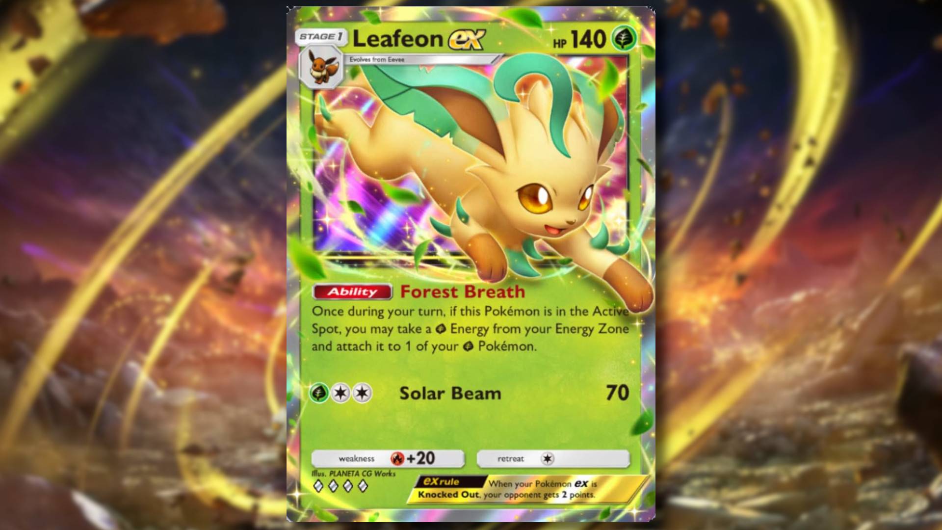 Pokemon TCG cebinde en iyi leafeon eski güverteler