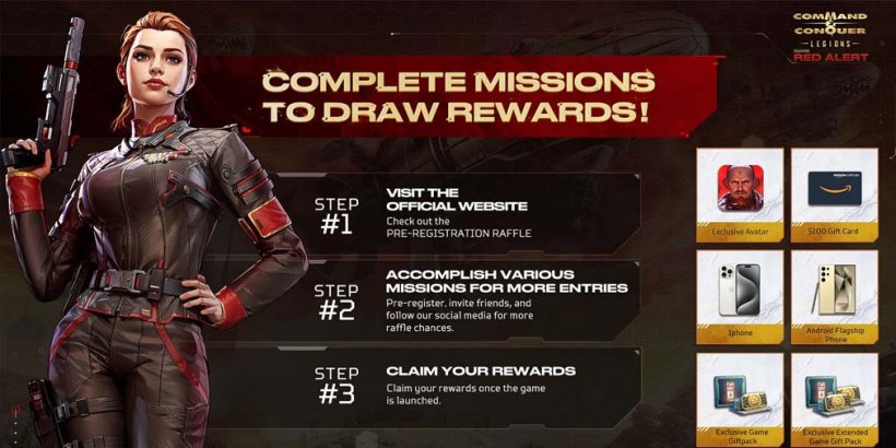 Command & Conquer: Legions will launch Closed Beta Test in select regions, with pre-registrations still on-going