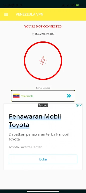 Schermata VPN VENEZUELA 2