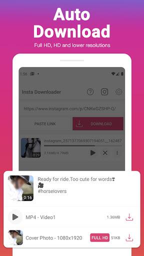 Video Downloader For Insta - IG Stories, Reels ဖန်သားပြင်ဓာတ်ပုံ 2