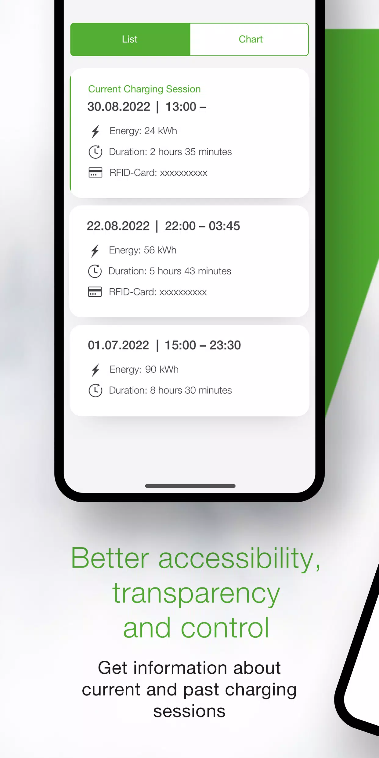 KEBA eMobility App ဖန်သားပြင်ဓာတ်ပုံ 1