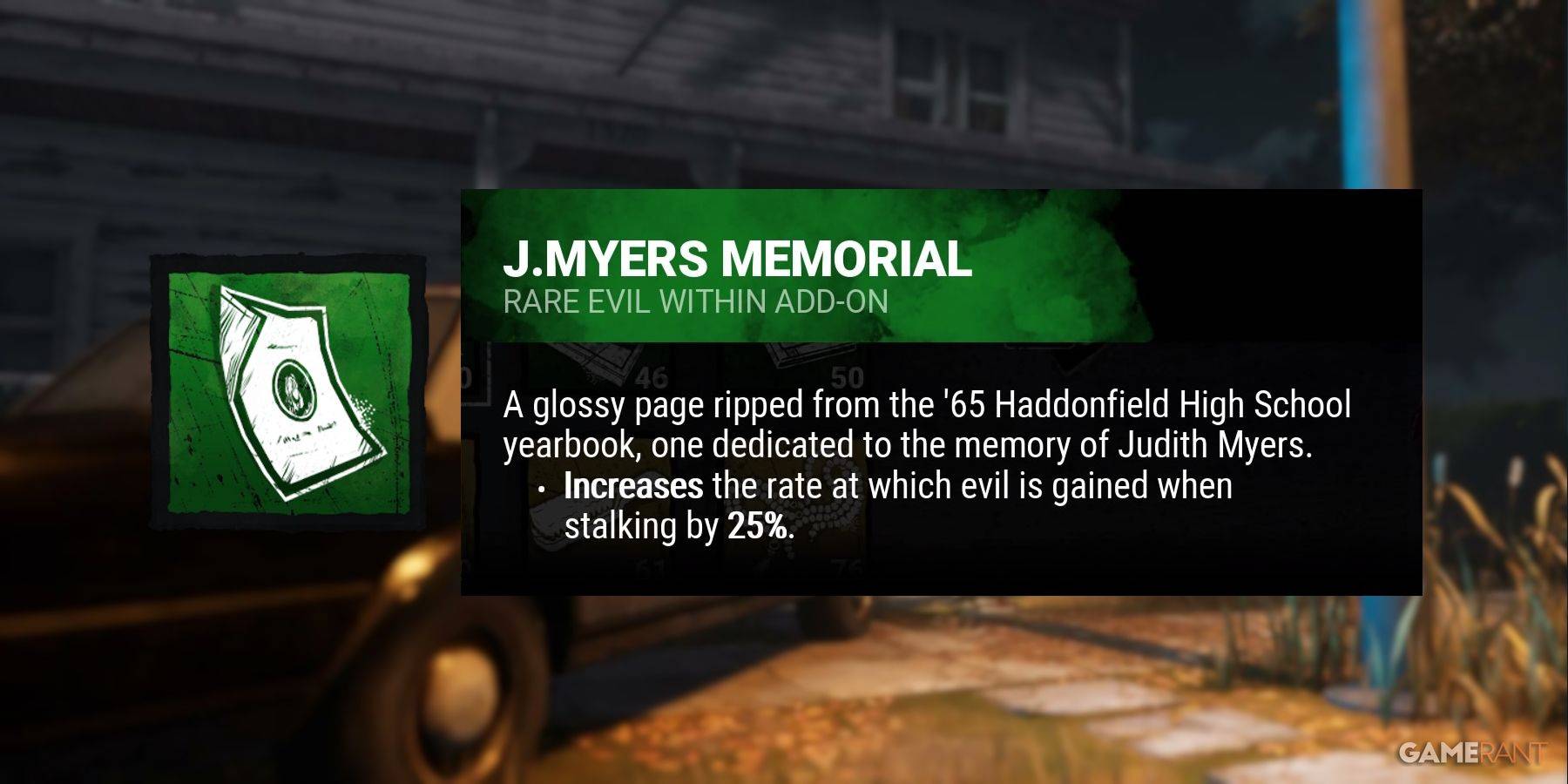 Hình ảnh: J. Myers Memorial Add-On