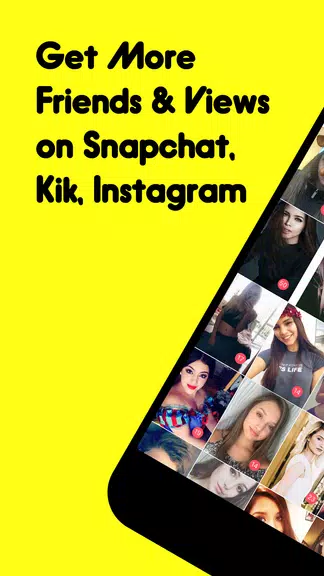 Get Friends for Snapchat & Kik, Usernames for Snap Captura de pantalla 0