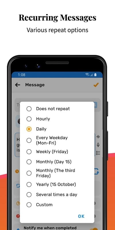 Auto Text: Automatic Message Скриншот 2