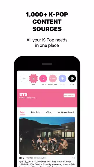theQoos: K-Pop News, Friends, Music & Community Captura de tela 3
