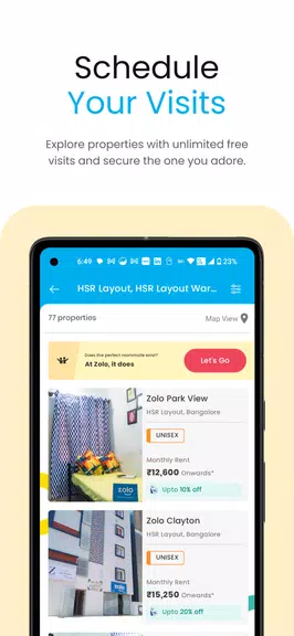 Zolo Coliving - Rent PG Online Скриншот 2