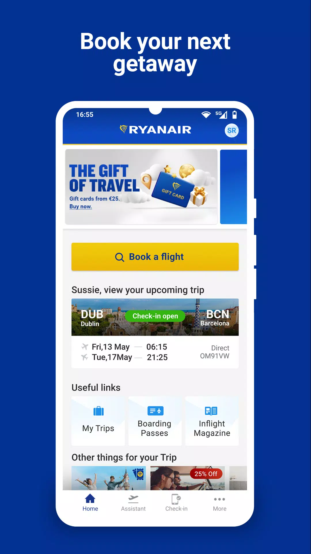 Ryanair 螢幕截圖 0