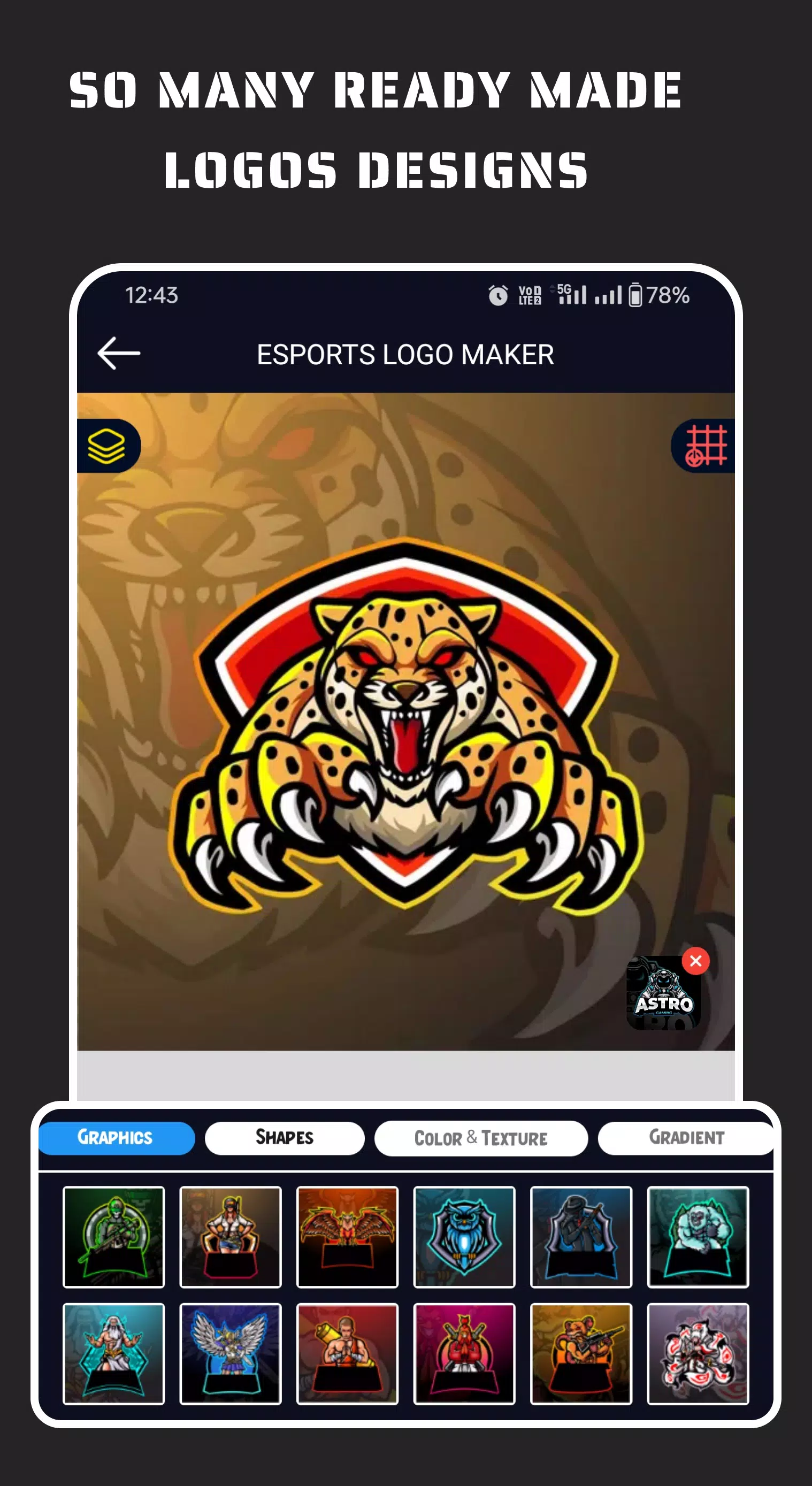 Esportify: Gaming Logo Maker Screenshot 3