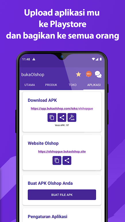 bukaOlshop - Buat App Toko Screenshot 2