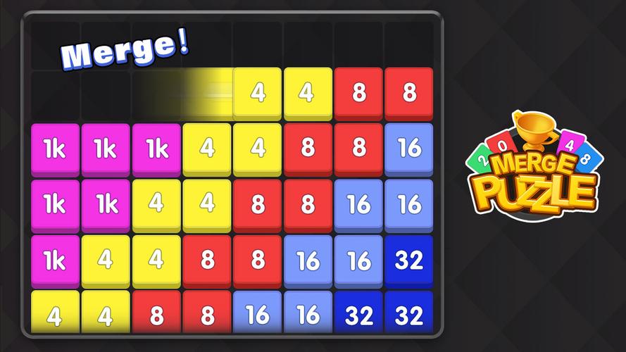 Merge Block - number games Captura de tela 2