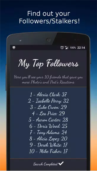 Likes/Followers/Liker Friends Profile for Facebook 螢幕截圖 2