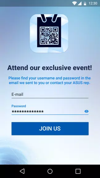 ASUS Invitation App Ekran Görüntüsü 1