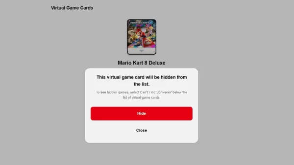 Nintendo раскрывает новую систему виртуальных игровых карт, чтобы скрыть игровые карты