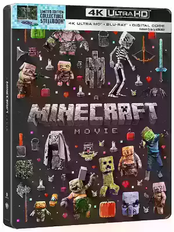 Minecraft Movie Steelbook