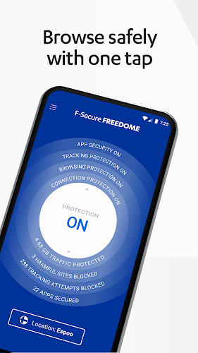 F-Secure FREEDOME VPN स्क्रीनशॉट 2