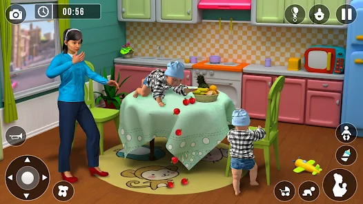 Mother Simulator: Mom Games 3D 스크린샷 2