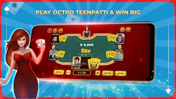 Teen Patti Octro Poker & Rummy स्क्रीनशॉट 1