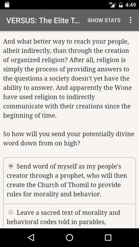 VERSUS: The Elite Trials Captura de tela 2