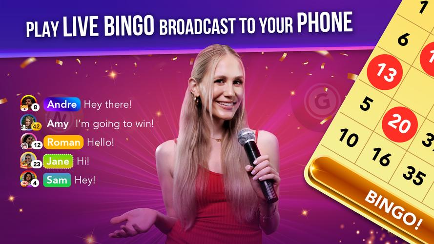 Live Play Bingo Tangkapan skrin 0