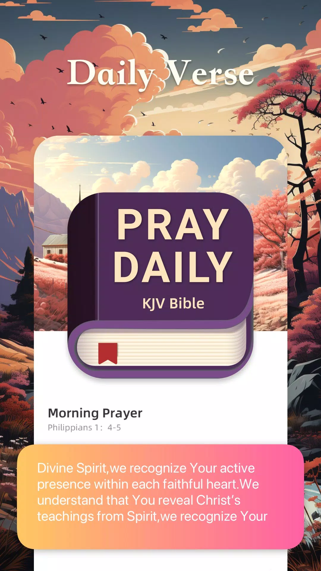 Pray Daily:KJV Bible Captura de tela 0