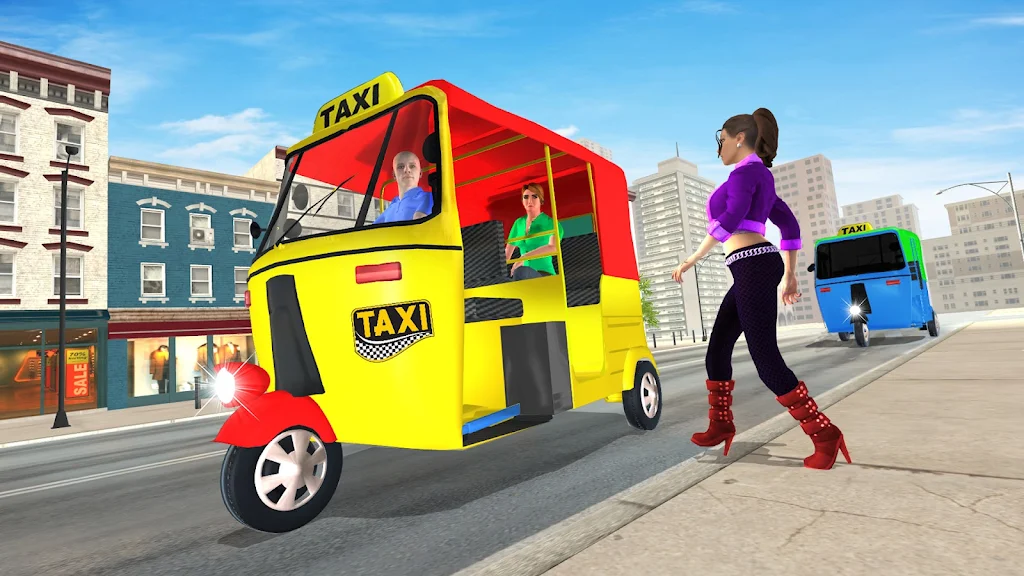 Grand Tuk Tuk Rickshaw Game Screenshot 2