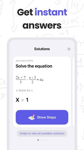 MathMaster: Math Solver & Help 螢幕截圖 1