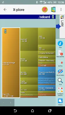 X-plore File Manager Screenshot 1