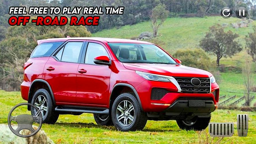 Fortuner Car Simulator Game 3D Ekran Görüntüsü 1