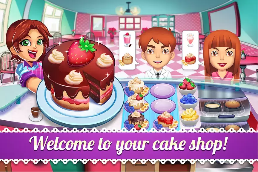 My Cake Shop: Candy Store Game स्क्रीनशॉट 0