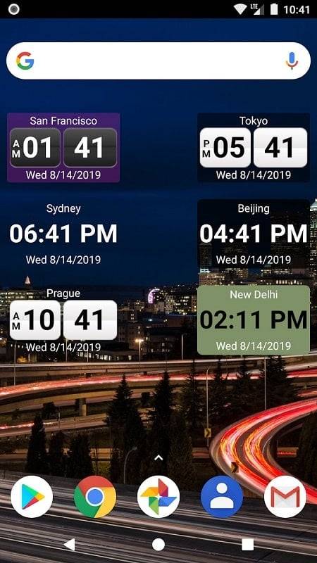 World Clock Widget 2023 Pro Screenshot 1