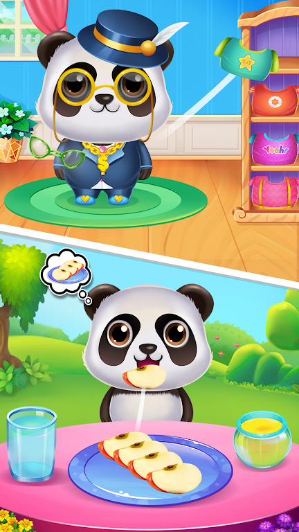 Panda caretaker pet salon game Schermafbeelding 0