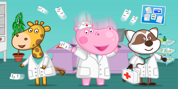 Hippo doctor: Kids hospital Screenshot 2