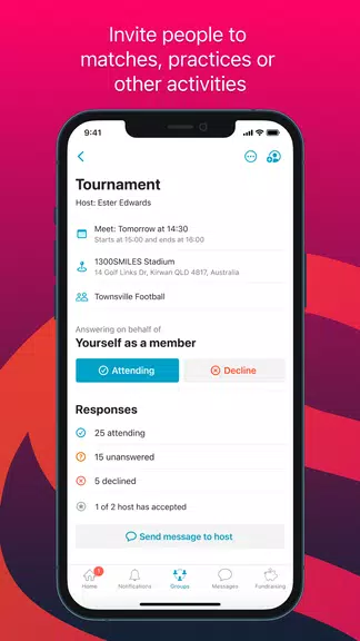 Spond - Sports Team Management 螢幕截圖 2