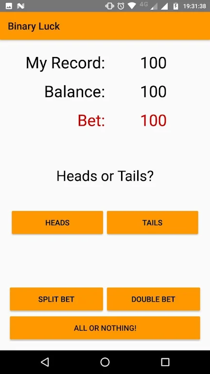 Binary Bet Game Screenshot 2