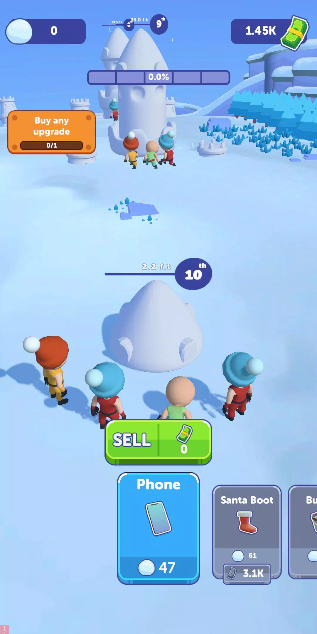 Snow Castle: Idle Clicker Screenshot 0