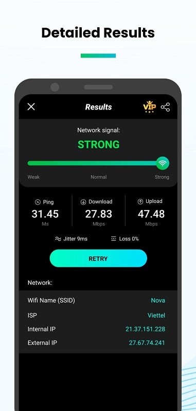 Speed Test & Wifi Analyzer Tangkapan skrin 0