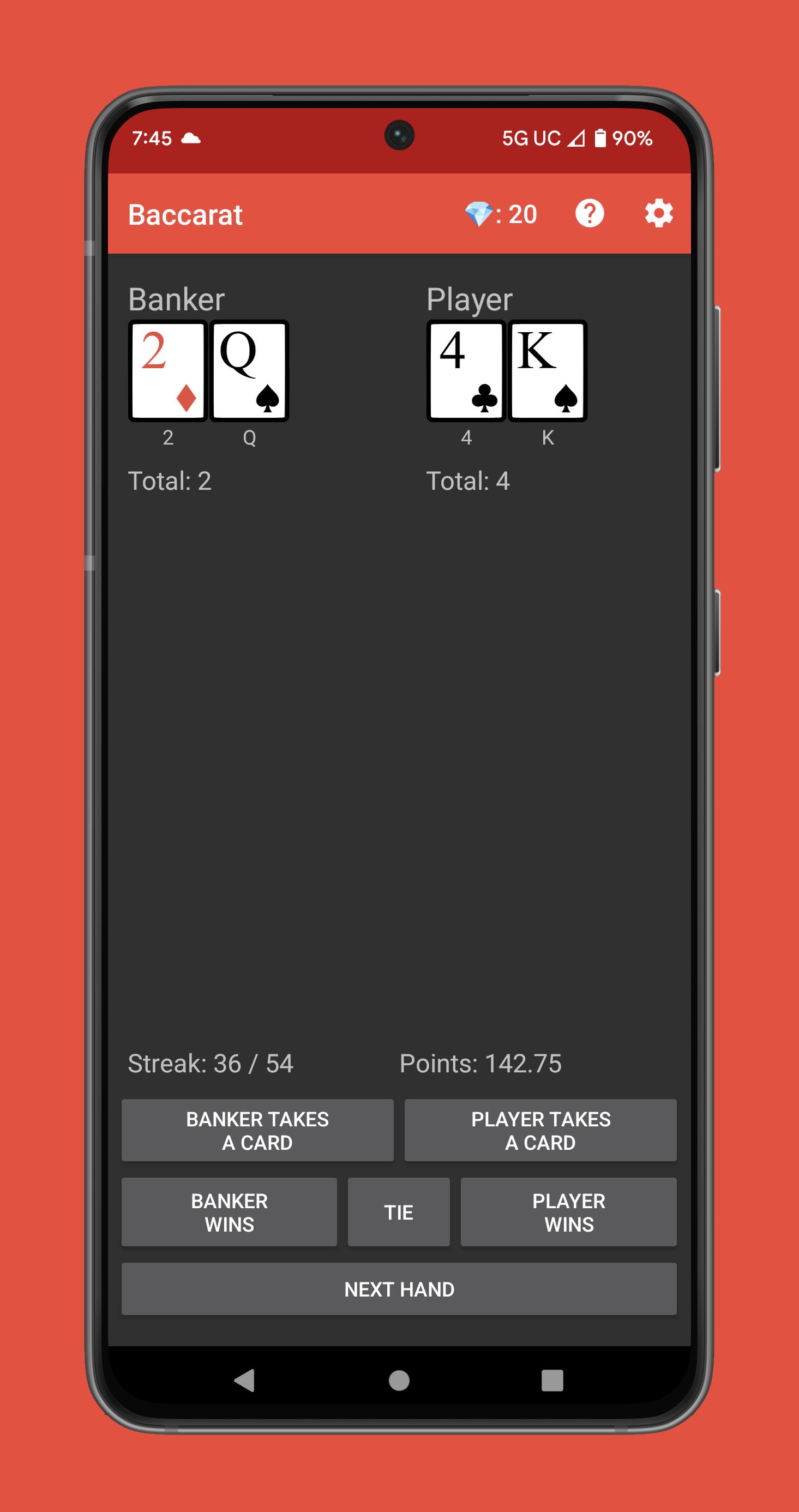 Learn Baccarat Capture d'écran 0