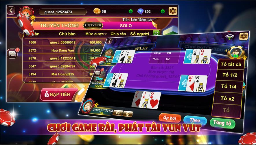 4Play - Xì Tố Xì Phé Online Schermafbeelding 1