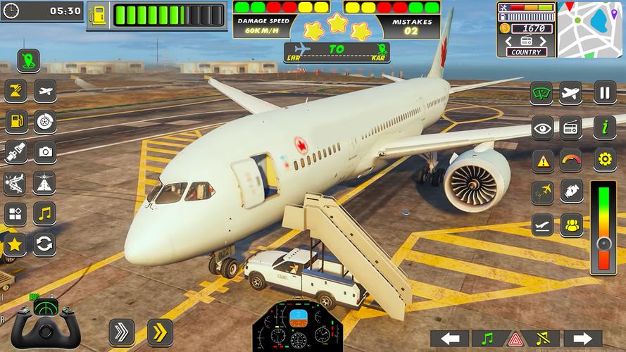 Real Flight Sim Airplane Games 螢幕截圖 2