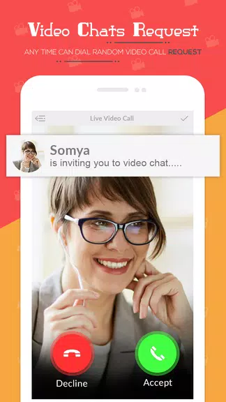 Live Video Chat - Random Video Call with Girls ภาพหน้าจอ 3