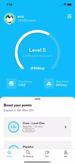 DribbleUp - Sports & Fitness 螢幕截圖 2