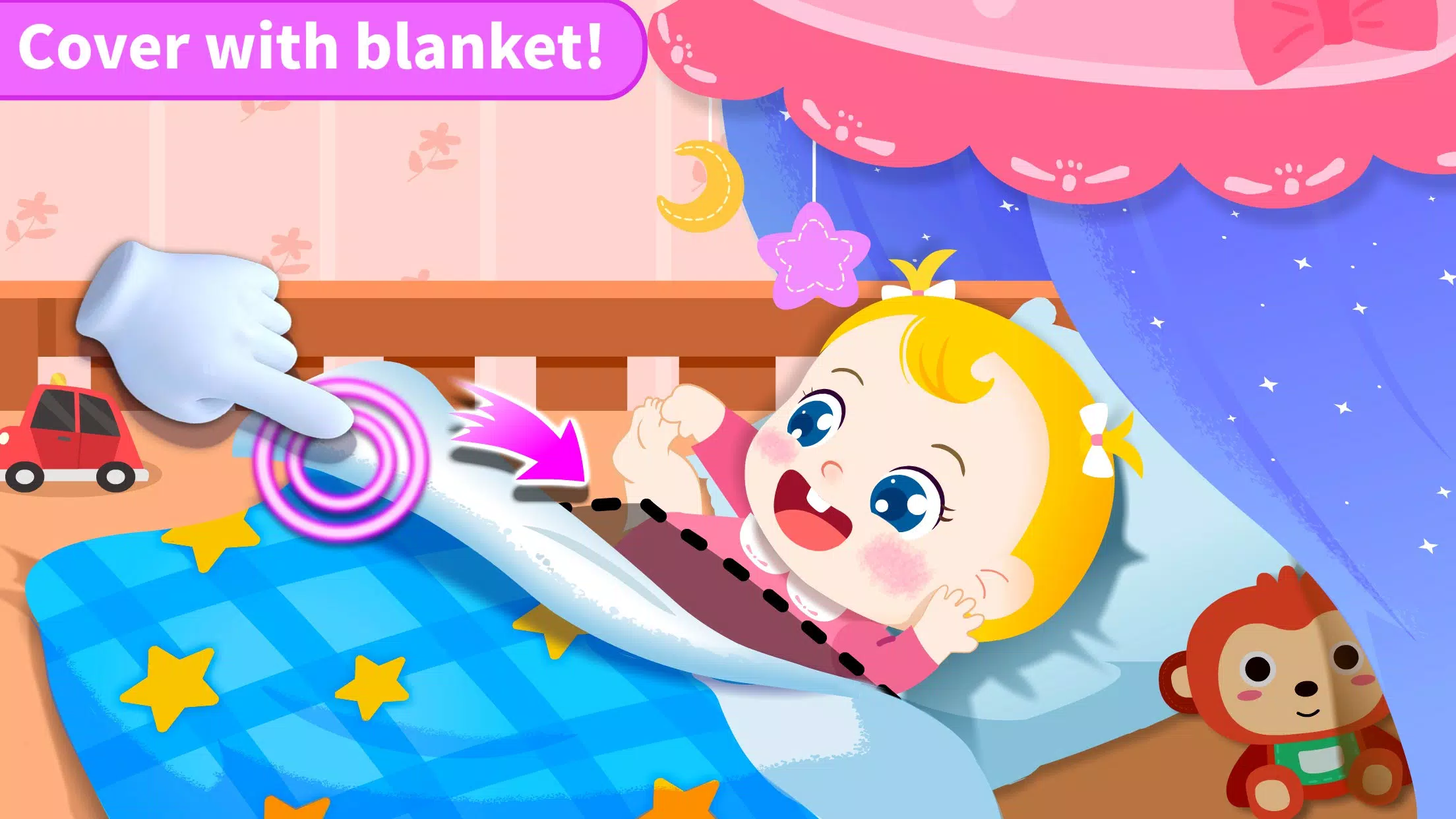 Jeux Panda : Soins Bébé Fille Capture d'écran 3